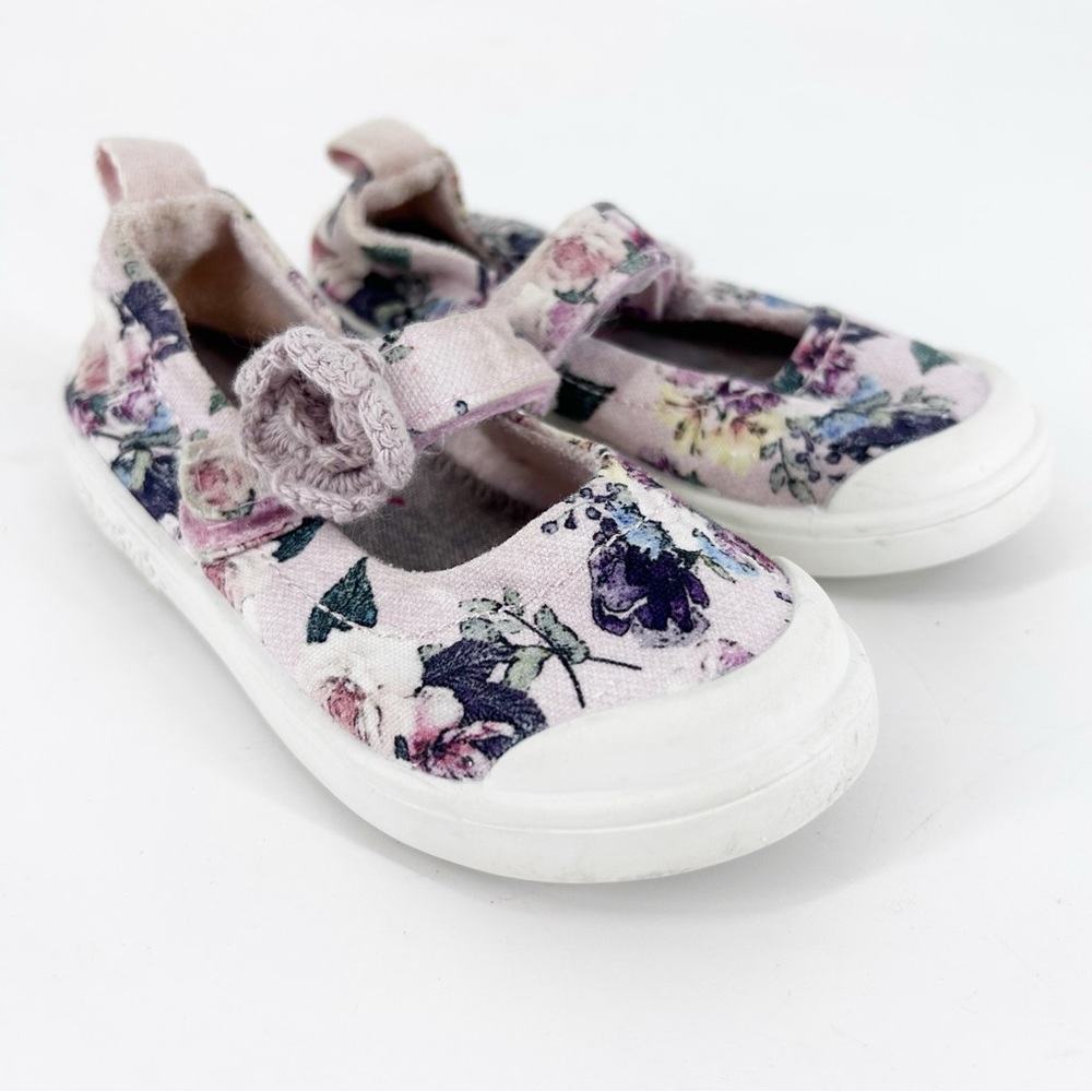 Blowfish Floral Kids Shoes with Velcro strap